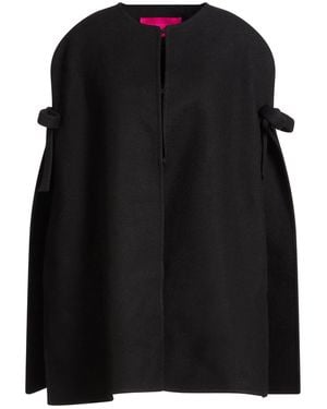 Valentino Garavani Cape Virgin Wool, Polyamide - Black