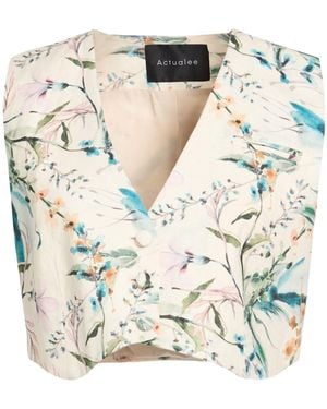 ACTUALEE Tailored Vests - White