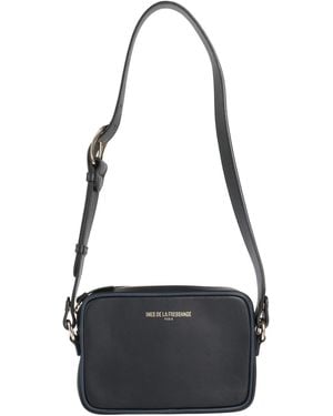Ines De La Fressange Paris Shoulder Bag Leather - Black