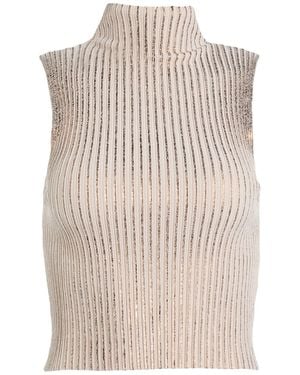 Peserico Top Viscose, Polyester - Natural