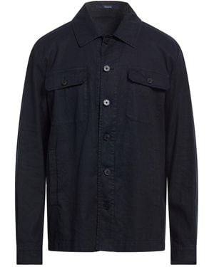 Drumohr Jacket Linen, Cotton, Elastane - Blue