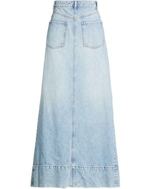 Sportmax Denim Skirt Cotton - Blue