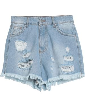 Shopart Denim Shorts Cotton - Blue