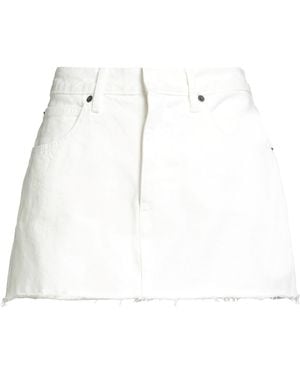 SLVRLAKE Denim Denim Skirt Cotton - White