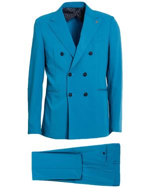Barbati Suit Polyester, Viscose, Elastane - Blue