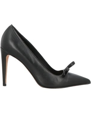 Red(V) Pumps - Black