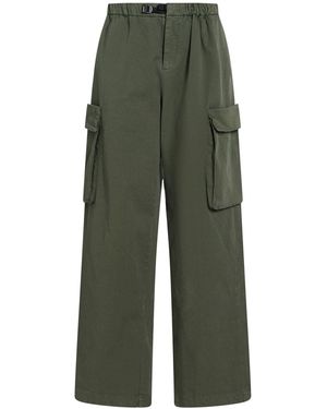White Sand Military Pants Cotton, Elastane - Green