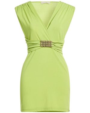 Rinascimento Mini Dress Polyamide, Elastane - Green