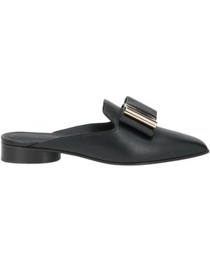 Ferragamo Mules & Clogs Lambskin - Black
