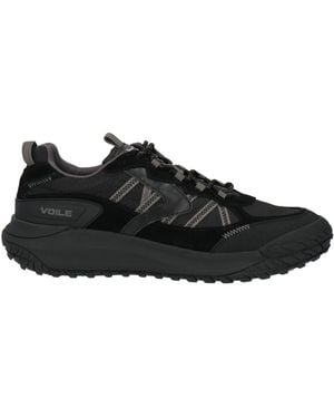 Voile Blanche Trainers Leather, Textile Fibres - Black
