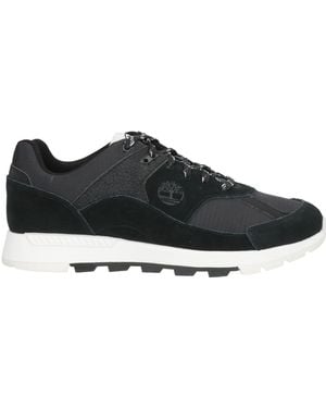 Timberland Trainers Leather, Textile Fibres - Black