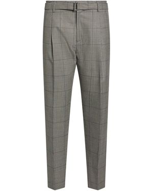 BE ABLE Trousers Polyester, Virgin Wool, Elastane - Grey