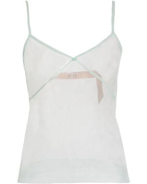N°21 Top Polyamide - White