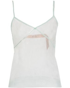 N°21 Top Polyamide - White