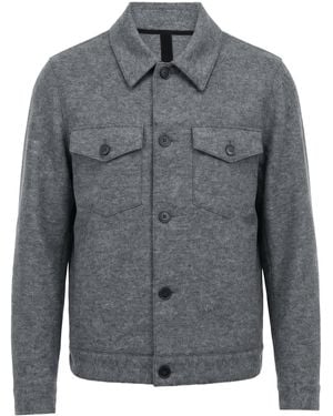 Harris Wharf London Jacket Virgin Wool - Grey