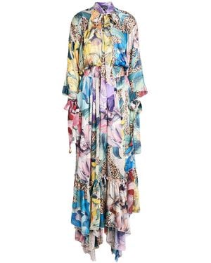 Just Cavalli Maxi Dress Polyester - White