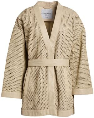 Violanti Avenue Cream Jacket Leather - Natural