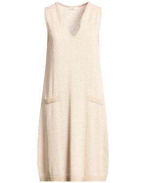 Fedeli Mini Dress Cotton, Linen - Natural
