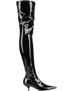 Sergio Rossi Boot Leather - Black