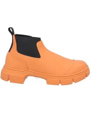 Ganni Ankle Boots - Orange