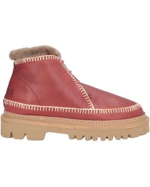 Laidbacklondon Ankle Boots Leather - Pink