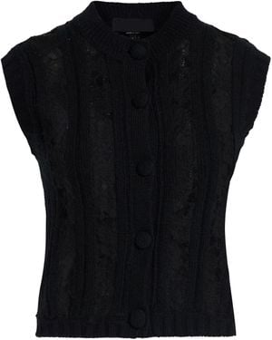 Rochas Strickjacke - Schwarz