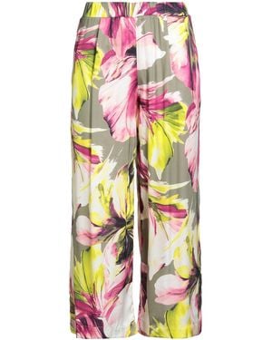 Manila Grace Khaki Trousers Viscose - White