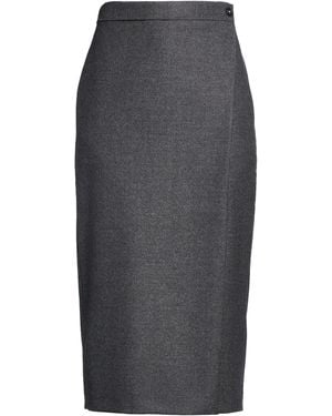 Massimo Alba Midi Skirt Wool - Grey