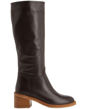 8 by YOOX Knee Boots - Brown