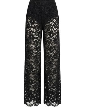 A PAPER KID Pants Polyester - Black