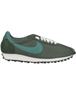 Nike Dark Trainers Textile Fibres, Leather - Green