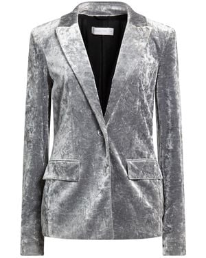 Patrizia Pepe Light Blazer Polyester, Polyamide, Elastane - Gray