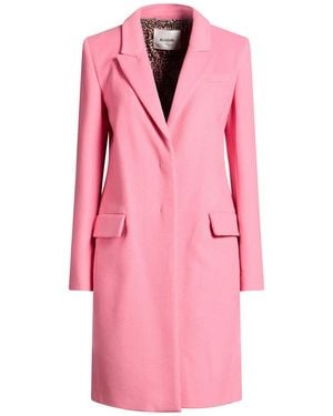 Blugirl Blumarine Coat Virgin Wool, Polyamide, Cashmere - Pink
