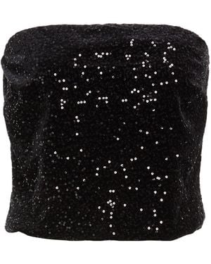 Motel Top Polyester, Elastane - Black