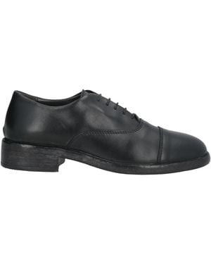 Moma Lace-Up Shoes Calfskin - Gray