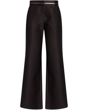 Barba Napoli Trousers Viscose, Polyamide - Black