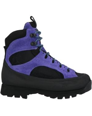 Diemme Ankle Boots Leather, Textile Fibres, Rubber - Blue
