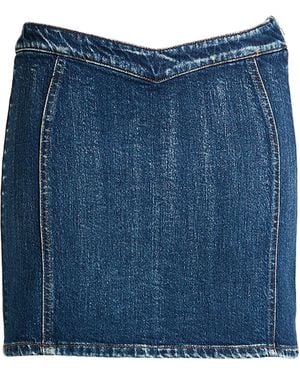 ViCOLO Denim Skirt Cotton, Lyocell, Organic Cotton, Lycra - Blue
