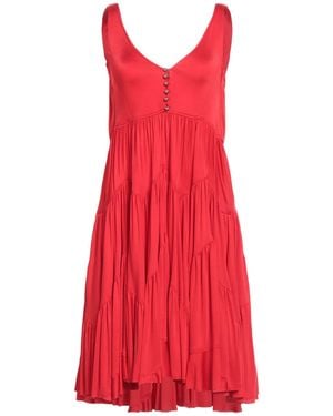Lanvin Mini Dress Viscose - Red