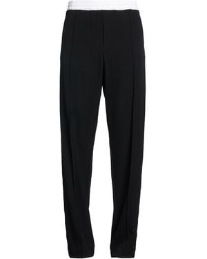 Wales Bonner Trousers Wool, Cotton, Acetate - Black