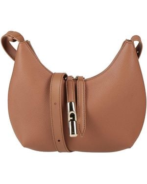 Furla Camel Cross-Body Bag Leather - Brown