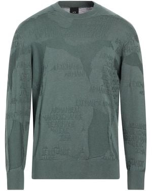 ARMANI EXCHANGE Military Jumper Cotton - Green