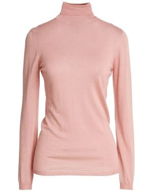 Fabiana Filippi Turtleneck Cashmere, Silk - Pink