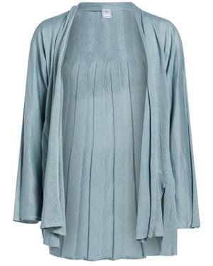 Fedeli Cardigan Linen, Silk - Blue