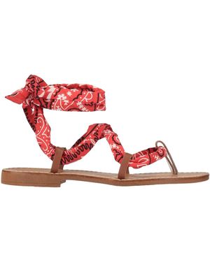 ViCOLO Thong Sandal Synthetic Material - Red