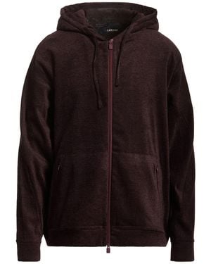 Lardini Burgundy Sweatshirt Viscose, Cotton, Wool, Elastane - Brown