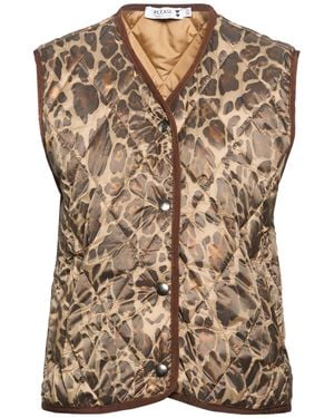 Please Vest Polyamide, Polyester - Brown