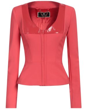 Elisabetta Franchi Jacket Polyamide, Elastane, Polyester - Red