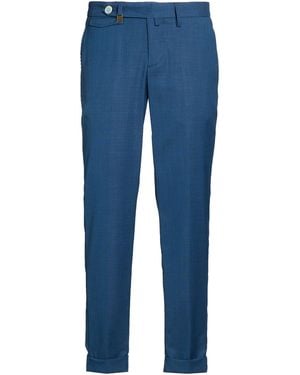 Barbati Pants Polyester, Viscose, Wool, Elastane - Blue