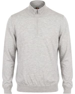 Moorer Jumper Cashmere, Silk - Grey